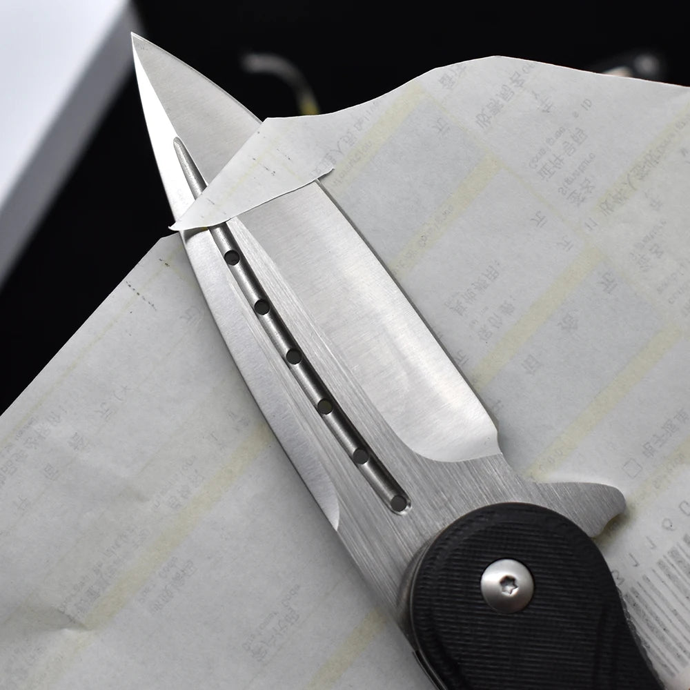 Pocket Folding Knife D2 Steel G10 Handle Outdoor Military Knife Camp Survival Fishing Hunting Tactical EDC Navaja Jackknife
