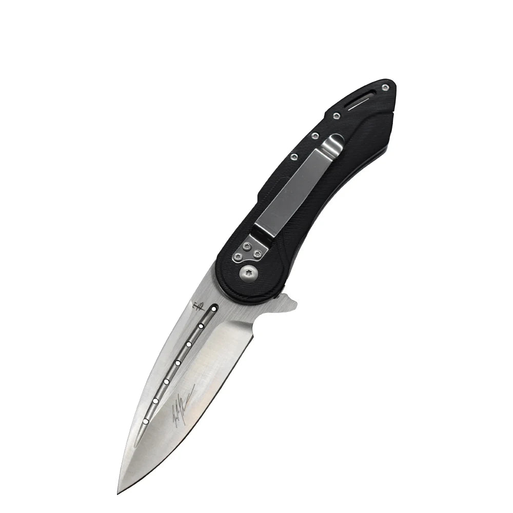 Pocket Folding Knife D2 Steel G10 Handle Outdoor Military Knife Camp Survival Fishing  Hunting Tactical EDC Navaja Jackknife