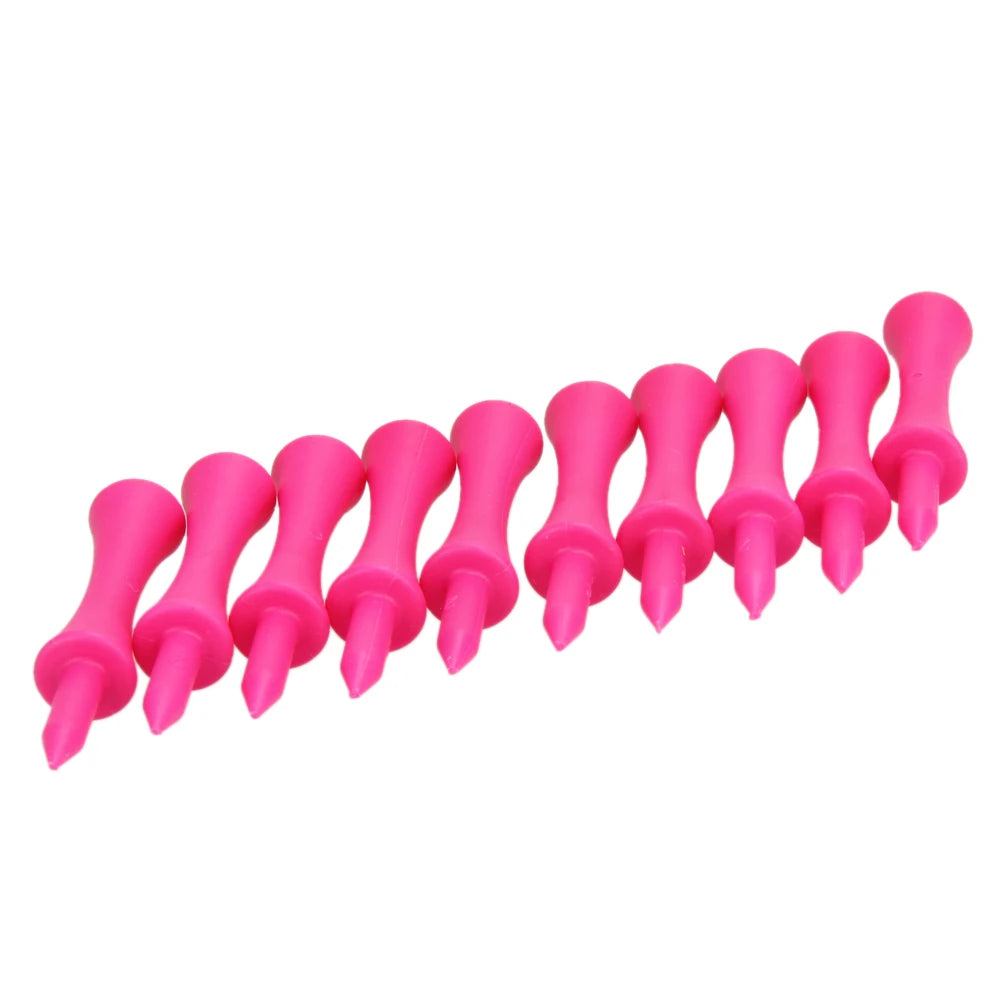 100-1000Pcs Step Down Plastic Pink Golf Tees Bulk Supplies Accessories Plastic Castle Step Grad Golf Tees up Height 39mm