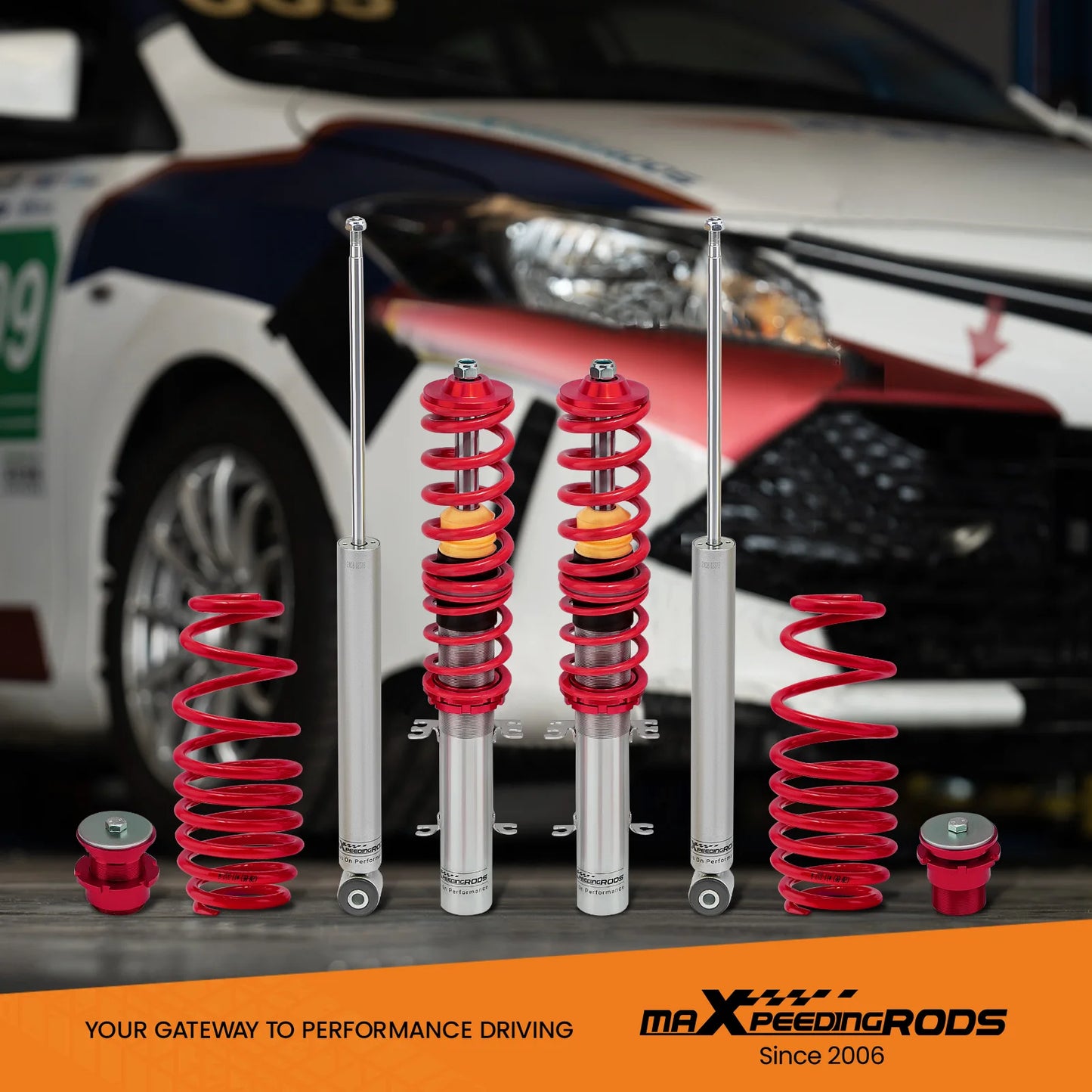 COILOVER Shocks Struts FOR VW MK4 GOLF / GTI / JETTA / NEW BEETLE NEW 99-05