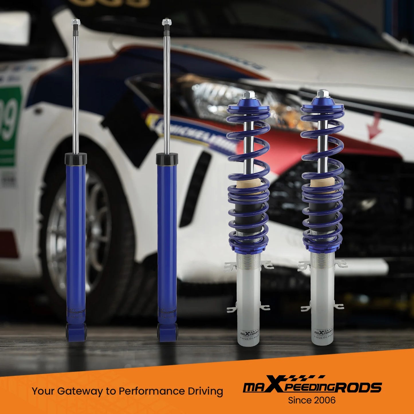 COILOVER Shocks Struts FOR VW MK4 GOLF / GTI / JETTA / NEW BEETLE NEW 99-05