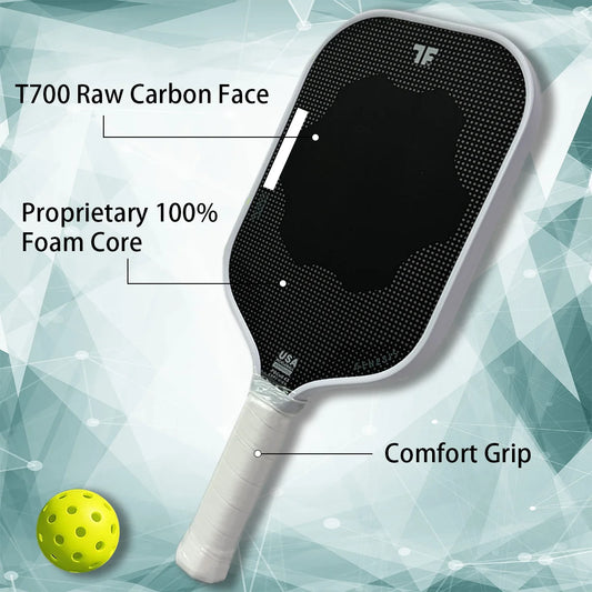 TF Genesis 3 Pickleball Paddle Hybrid – 100% Foam Core, Honeycomb-Free, 4th Gen Technology, Lightweight Durable Racket