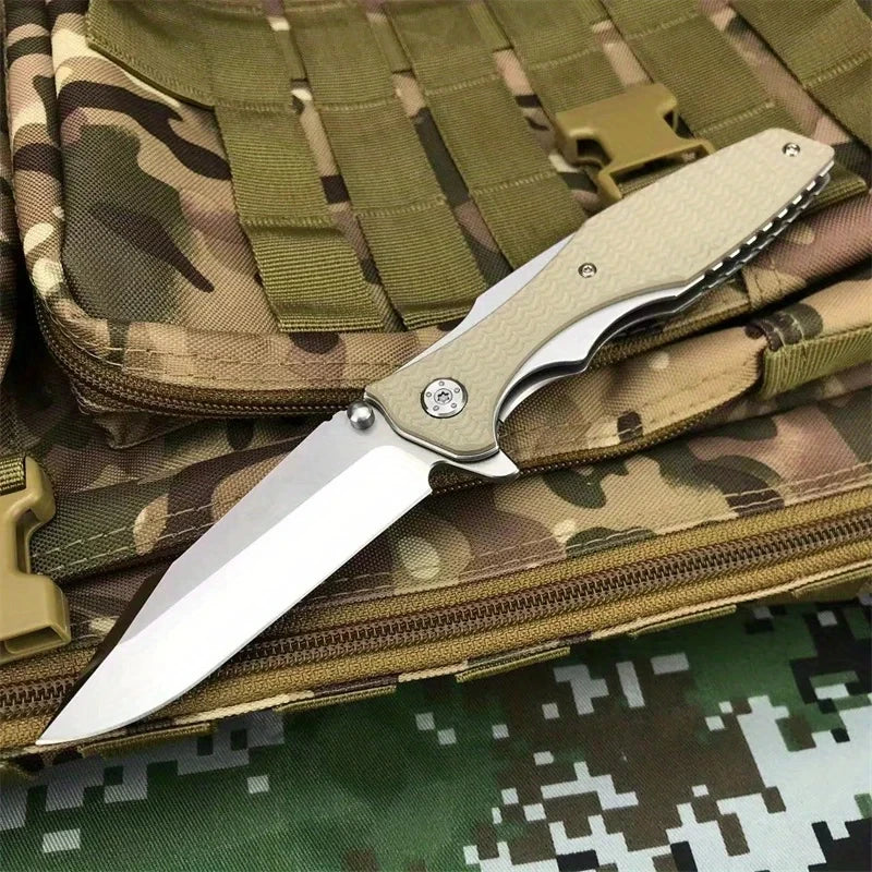 Folding ZT 0393 Knife 9Cr18MoV Blade G10 Handle Outdoor Survival Self-defense Camping Fishing Tool Pocket Knife With Pocket Clip