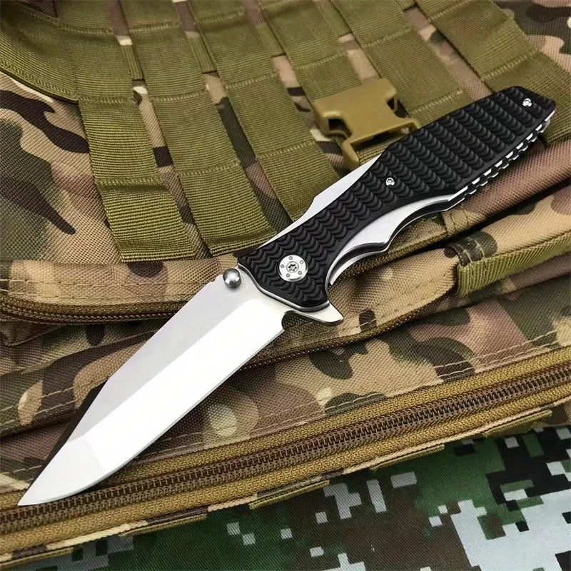 Folding ZT 0393 Knife 9Cr18MoV Blade G10 Handle Outdoor Survival Self-defense Camping Fishing Tool Pocket Knife With Pocket Clip