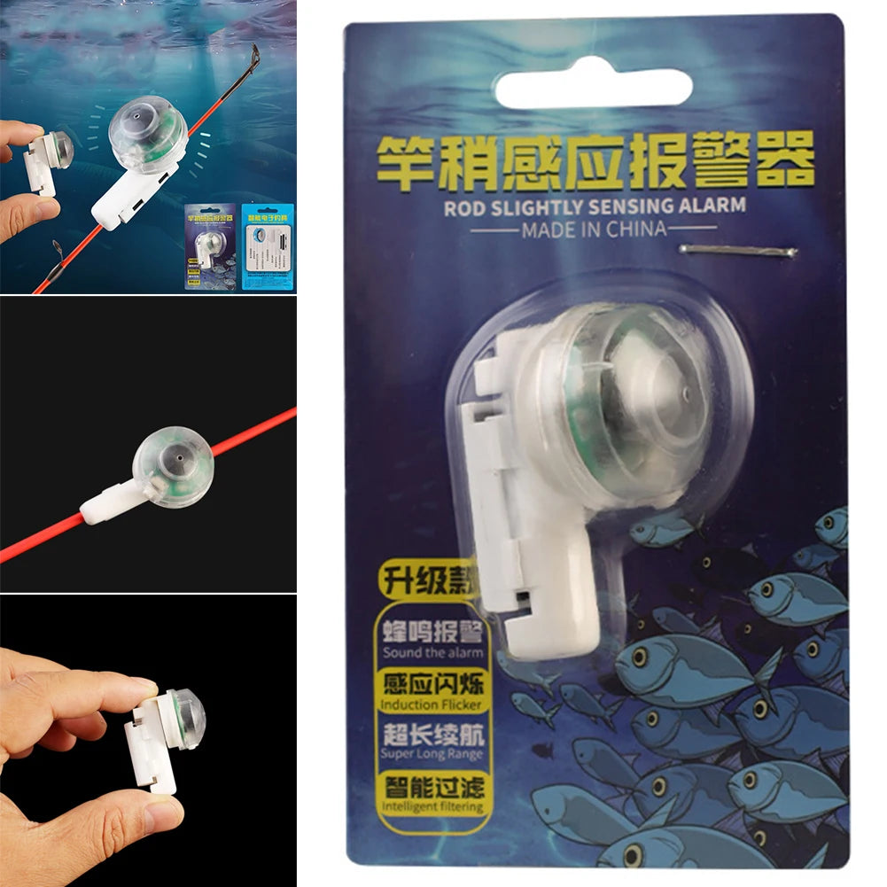 Fishing Rod Alert Indicator Light Universal Electronic Rod Luminous Alarms Portable Lightweight for Night Fishing Accessories